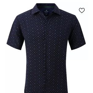 NWT Tom Baine Skim Fit Nautical Theme Short Sleeve Shirt